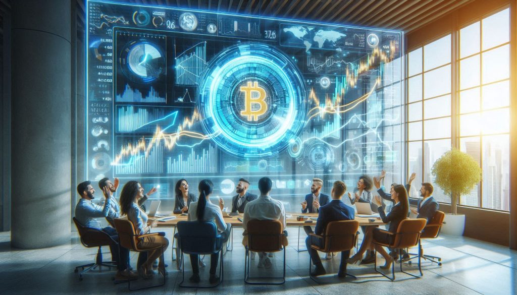 Bitcoin rocket image symbolizing price prediction